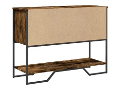 Consola de roble ahumado 100x35x74,5 cm madera de ingeniería