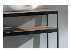 Consola de salón GOA en madera maciza. Mueble de estilo industrial.