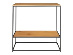 Consola fija VITA - Madera natural o metal negro-Color ribete verde crudo