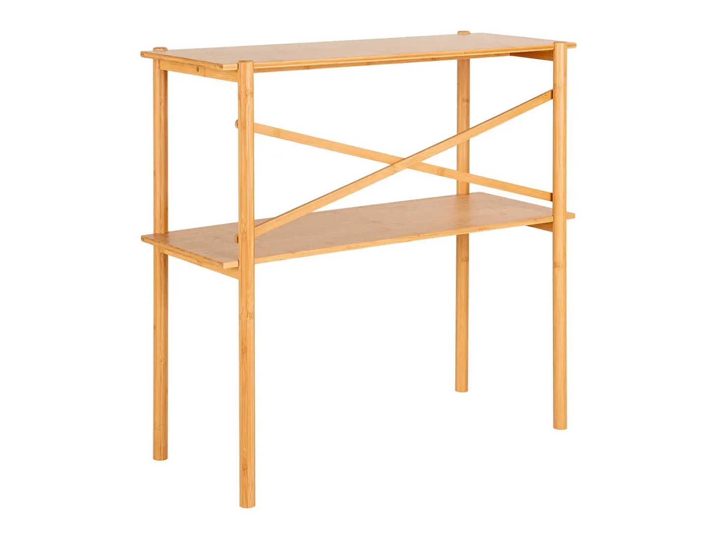 Consola Manaus, Marrón, 32x83x80,5 cm, Kendra Home