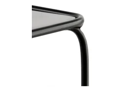 Consola metal con cristal