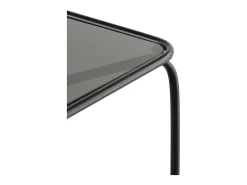 Consola metal con cristal
