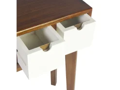Consola Mindi Kretos de madera maciza 110 cm