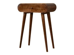 Consola Mini Round Chestnut