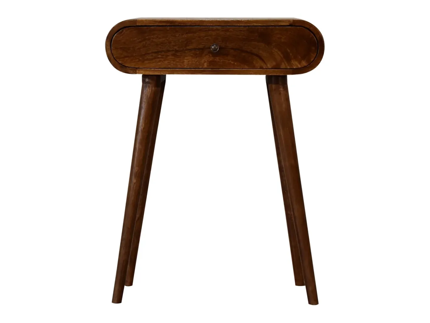 Consola Mini Round Chestnut