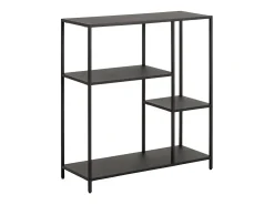 Consola moderna en metal negro L80 cm PODIUM