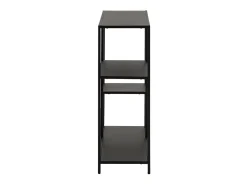 Consola moderna en metal negro L80 cm PODIUM