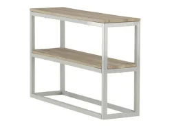 Consola Rise con estante 30x110 cm decoración fresno, gris.