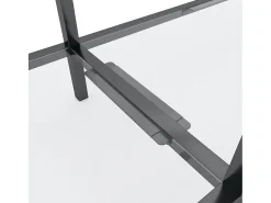 Consola transparente 160x35x75,5 cm Cristal templado