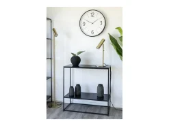 Consola Vita, Negro, 36x80x80 cm, Kendra Home