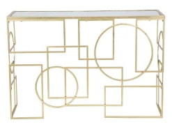 Consola VKH625, Oro, 120x41x81 cm, Kendra Home