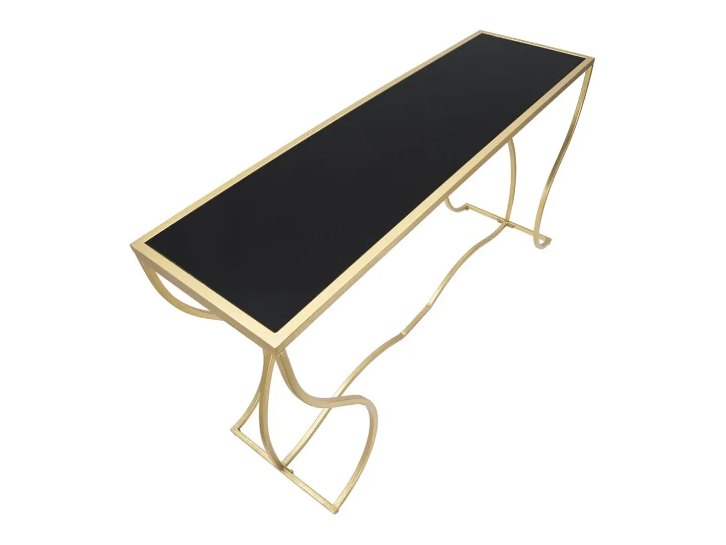 Consola VKH626, Oro, 130x40x75 cm, Kendra Home