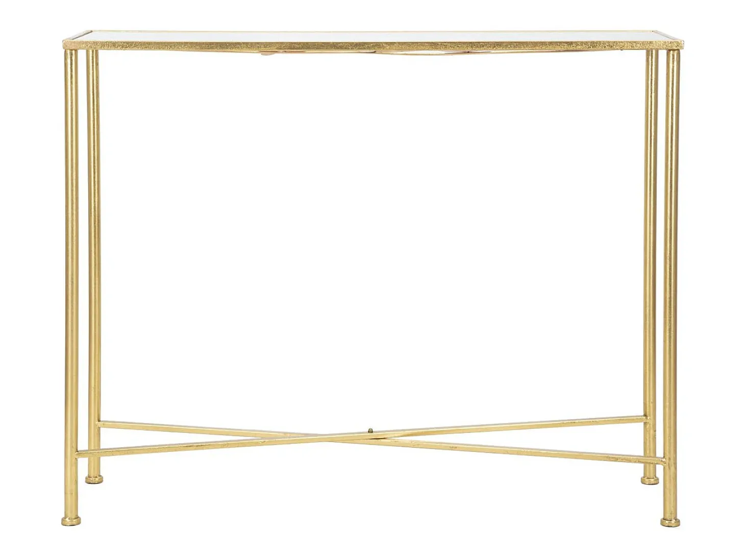 Consola VKH629, Oro, 100x35x80 cm, Kendra Home