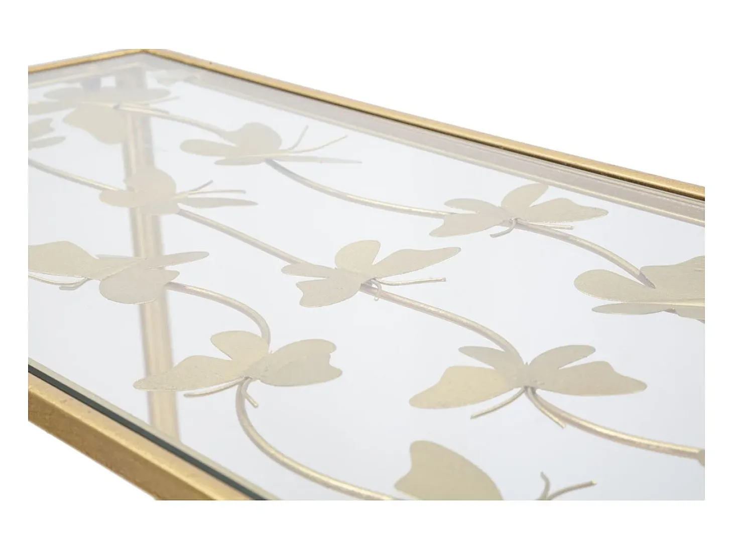 Consola VKH629, Oro, 100x35x80 cm, Kendra Home