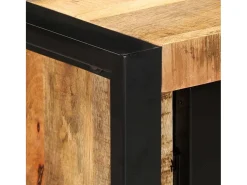 Consola 90x35x75 cm madera maciza de mango en bruto
