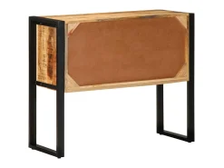 Consola 90x35x75 cm madera maciza de mango en bruto