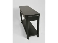 Consola 128x80x40 cm negra Cesena CE012