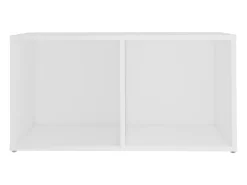Cootehall Mueble para TV madera contrachapada blanco 72x35x36,5 cm