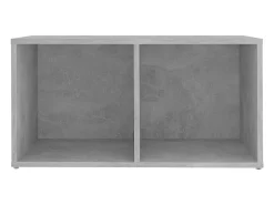 Cootehall Mueble para TV madera contrachapada gris hormigón 72x35x36,5 cm