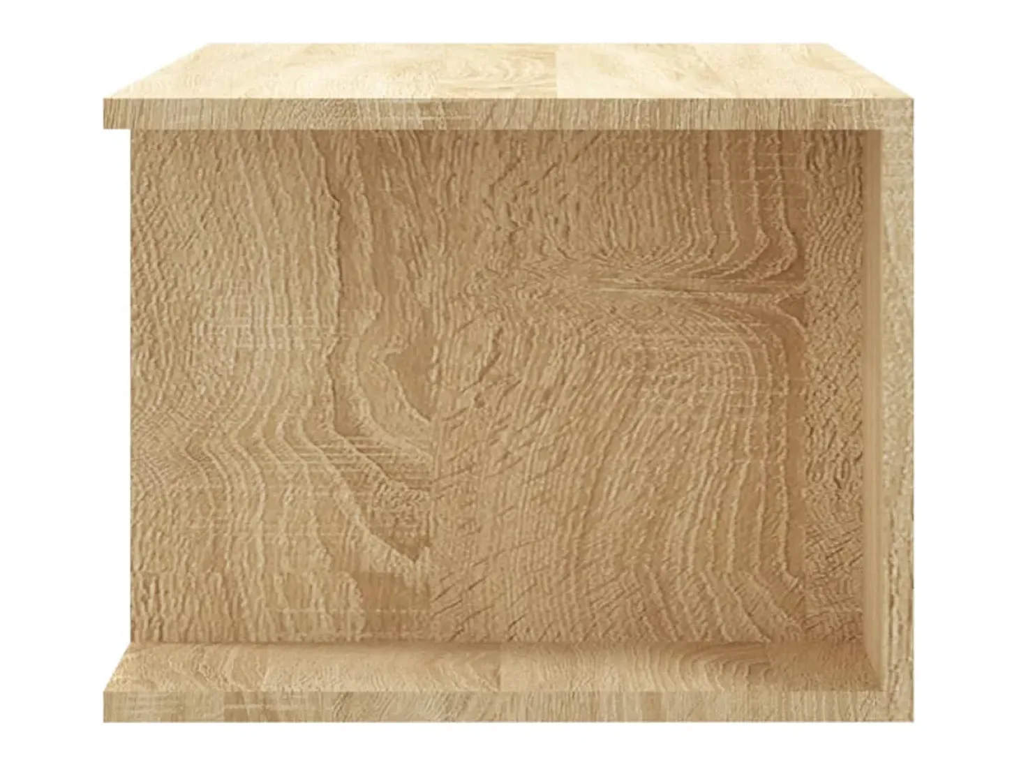 Crijn Mueble de TV con luces LED roble Sonoma 90x39x30 cm