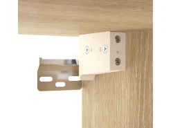 Crofton Muebles para TV de pared 3 uds roble Sonoma 80x34,5x40 cm