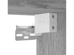 Crofton Muebles para TV de pared 2 uds gris Sonoma 57x34,5x40 cm