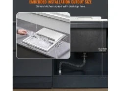 Cubo de Hielo SucceBuy, 55,23 L, 61x46x33 cm, Nevera de Acero Inoxidable con Tapa Deslizante, para Cocina Exterior Vino Cerveza