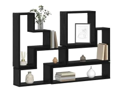 Cubo de pared Otros Roble Negro 96 x 12 x 64 cm Madera de ingeniería