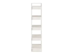 Cyrik Estantería/divisor de espacios madera pino blanco 41x35x160 cm