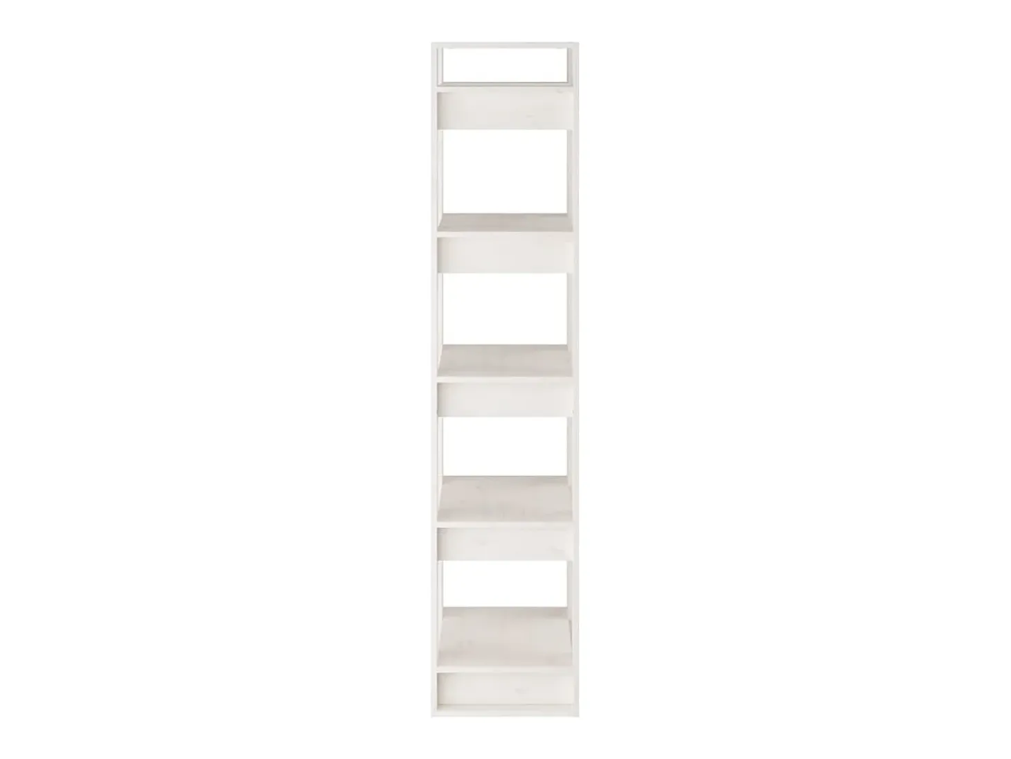 Cyrik Estantería/divisor de espacios madera pino blanco 41x35x160 cm
