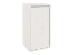 Daelyra Muebles para TV 4 piezas madera maciza de pino blanco