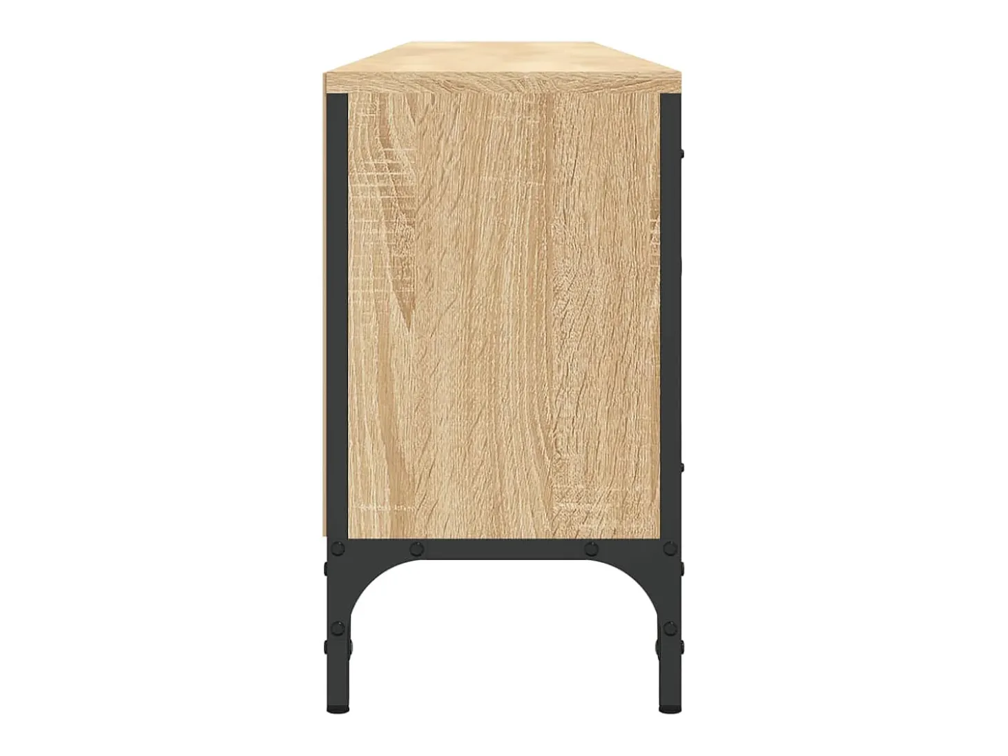 Dalton Mueble de TV cajón madera ingeniería roble Sonoma 200x25x44 cm