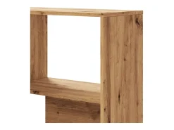 Damir Estantería esquina 4 niveles madera roble artisan 85x85x140 cm