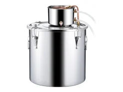Destilador de Alcohol SucceBuy Destilador de Aguardiente de 50 L, Kit de Destilación de Agua y Alcohol, Acero Inoxidable