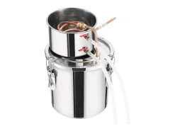 Destilador de Alcohol SucceBuy Destilador de Aguardiente de 11 L, Kit de Destilación de Agua y Alcohol, Acero Inoxidable