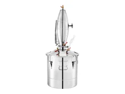 Destilador de Alcohol SucceBuy Alambique 30 L Inox Kit de Elaboración Casera, Destilador de Moonshine de Acero Inoxidable, Kit de Elaboración de Cerveza Casera