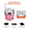 Destilador de Alcohol SucceBuy Destilador de Agua sin Gas de 11 L con Barril Thumper y Bomba de Agua de 8 W