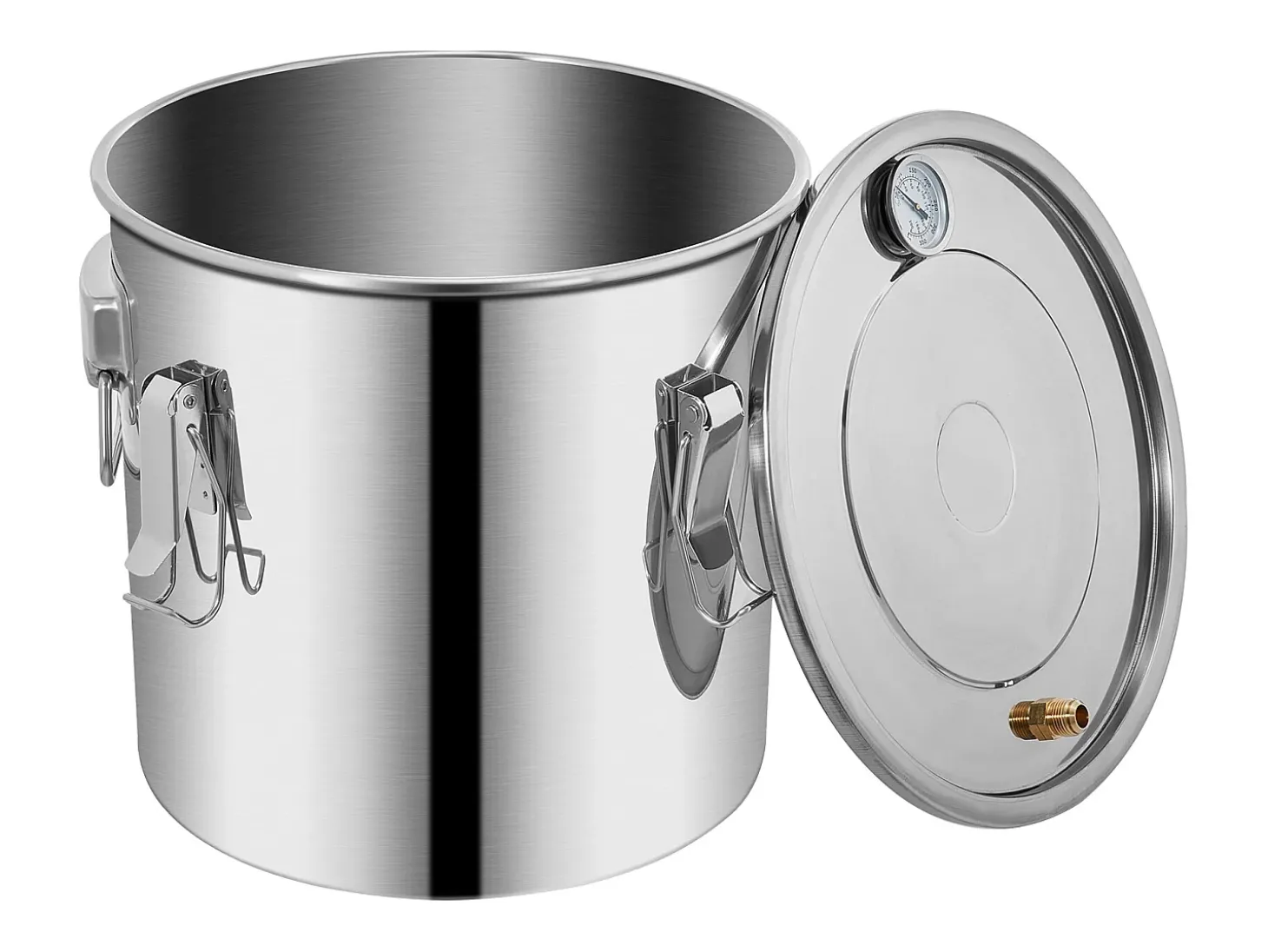 Destilador de Alcohol SucceBuy 17 L, Moonshine Still en Acero Inoxidable, Kit de Cervecería Casero para Whisky, Vino, Brandy