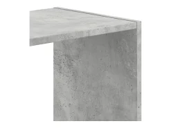 Digna Estantería de madera de ingeniería gris hormigón 102x32x102 cm