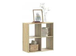 Digna Estantería madera de ingeniería roble Sonoma 68,5x32x68,5 cm