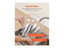 Dispensador de Bebidas SucceBuy, Gran Capacidad de 13 L, Fuente de Agua de Plástico, Dispensador de Agua, Zumo, Limonada y Té Helado, para Café