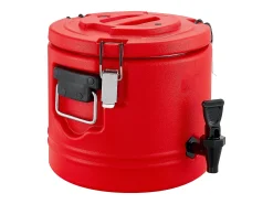 Dispensador de Bebidas SucceBuy Isotérmico 8 L, Fuente de Agua Caliente y Fría No Eléctrica con Grifo, Contenedor Isotérmico de Calidad Alimentaria