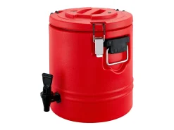 Dispensador de Bebidas SucceBuy Isotérmico 11,4 L, Fuente de Agua Caliente y Fría No Eléctrica con Grifo, Contenedor Isotérmico de Calidad Alimentaria