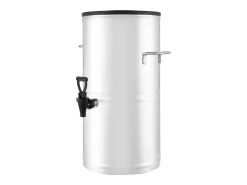 Dispensador de Bebidas SucceBuy de 15 L, Fuente de Agua Caliente y Fría No Eléctrica con Grifo y Asa, Contenedor de Acero Inoxidable