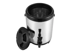 Dispensador SucceBuy de Bebidas Calientes y Frías Aislado 6L de Acero Inoxidable con Grifo, Calidad Alimentaria para Restaurantes