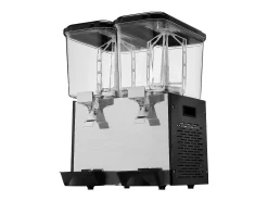 Distribuidor de Bebidas Comercial SucceBuy 18L x 2 Depósitos, 370W, Distribuidor de Bebidas Frías para Fiestas