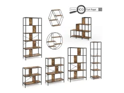Divisor de ambientes madera antigua 120x30x120 fyrk