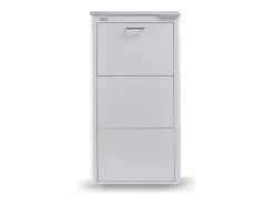 DON HIERRO - Zapatero KIBO compacto de 3 compartimentos ahorro de espacio hasta 9 pares-
