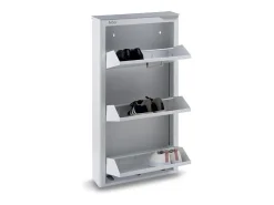 DON HIERRO - Zapatero KIBO compacto de 3 compartimentos ahorro de espacio hasta 9 pares-