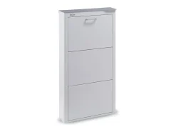 DON HIERRO - Zapatero KIBO compacto de 3 compartimentos ahorro de espacio hasta 9 pares-